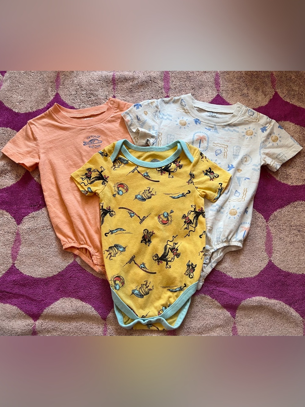 3PC 12 month Onesie Lot